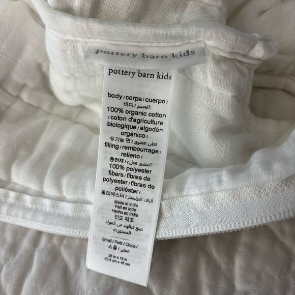 Pottery Barn Sleep Sack 6-12 months Floral Organic Gauze Cotton - Picture 2 of 4